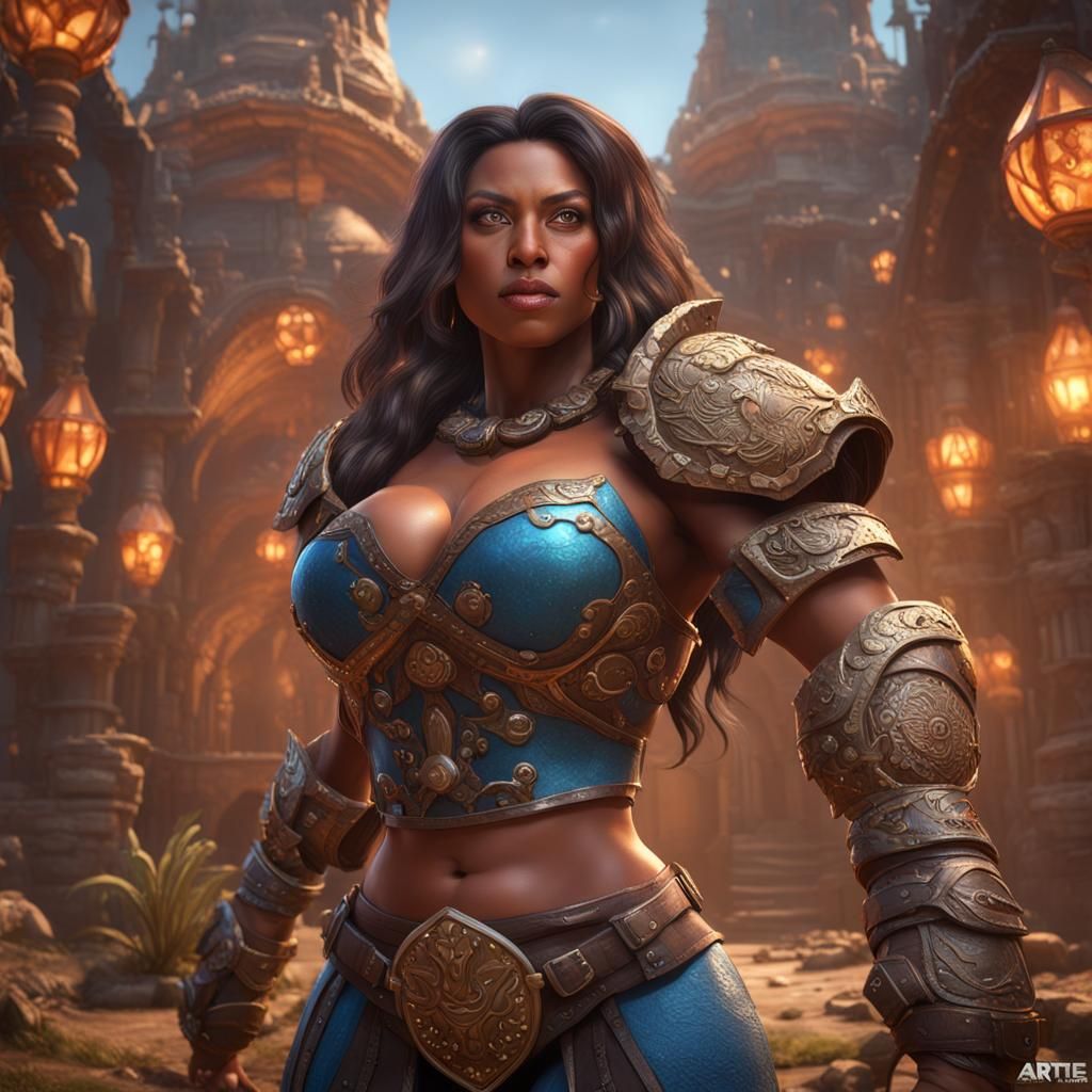 Latina Juggernaut Concept Art in Unreal Engine 5