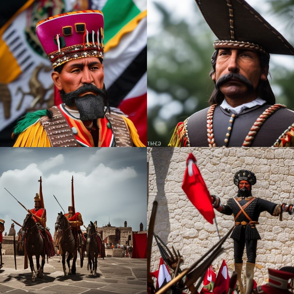 Hernán Cortés Arrival in Mexico: 15th Century Photo