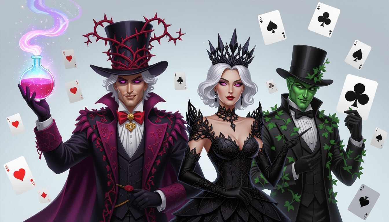 Playing Cards Come Alive: Alchemist, Thief, Botanist, Mercha...