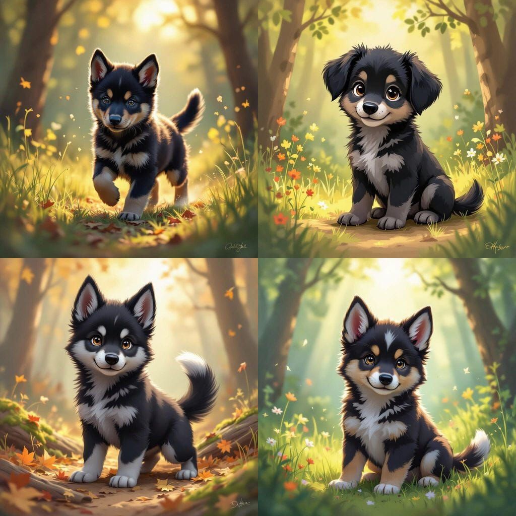 Wolf Labrador Hybrid Puppy