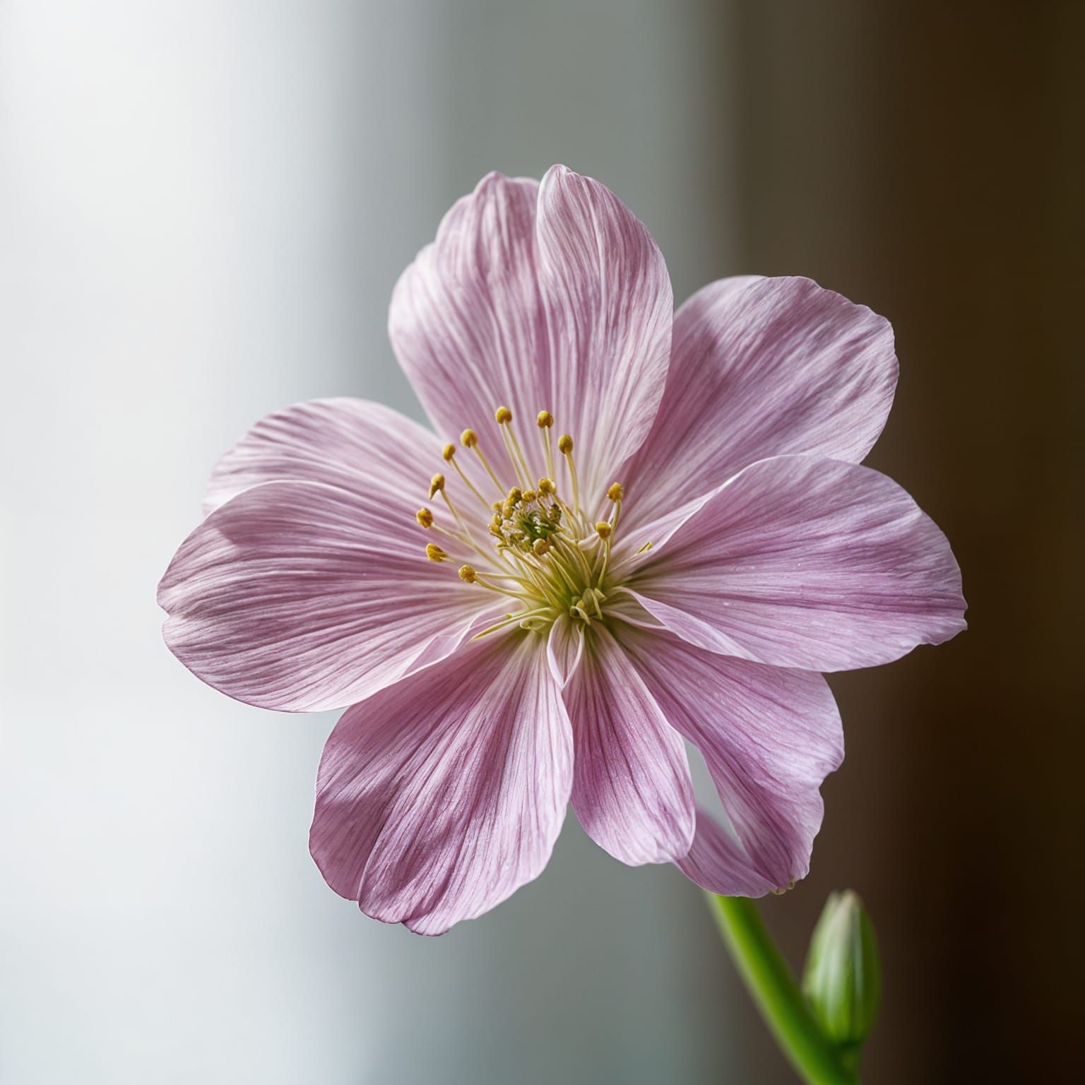 Realistic Flower Blossom in Natural Light