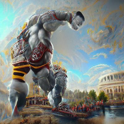 Majestic Titan of Destruction in 8K Resolution