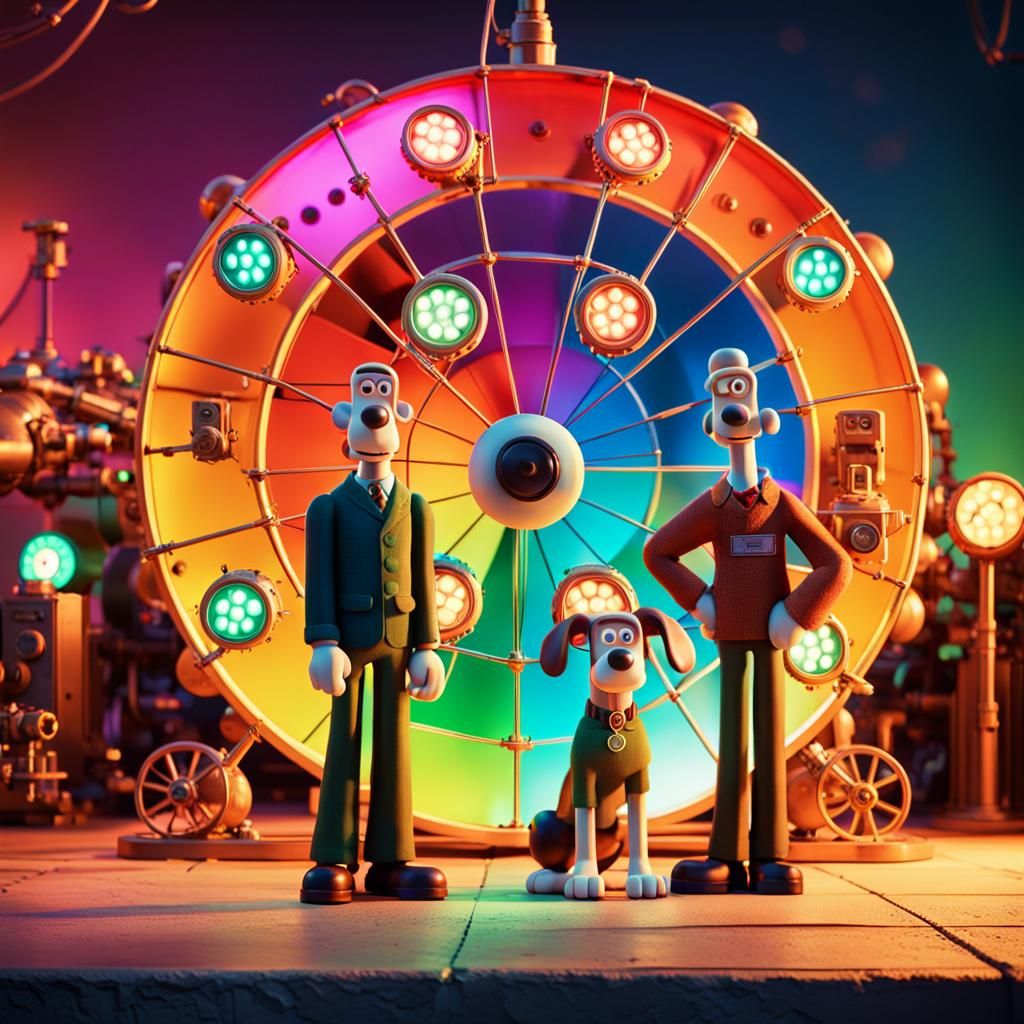 Wallace and Gromit's 3D Animated Contraption