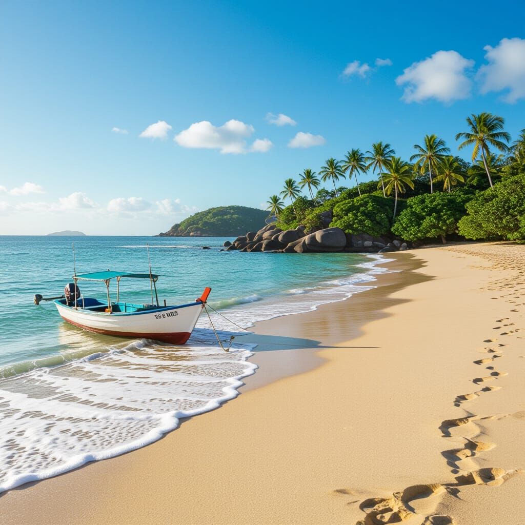 Untouched Beauty: A Virgin Sea Beach