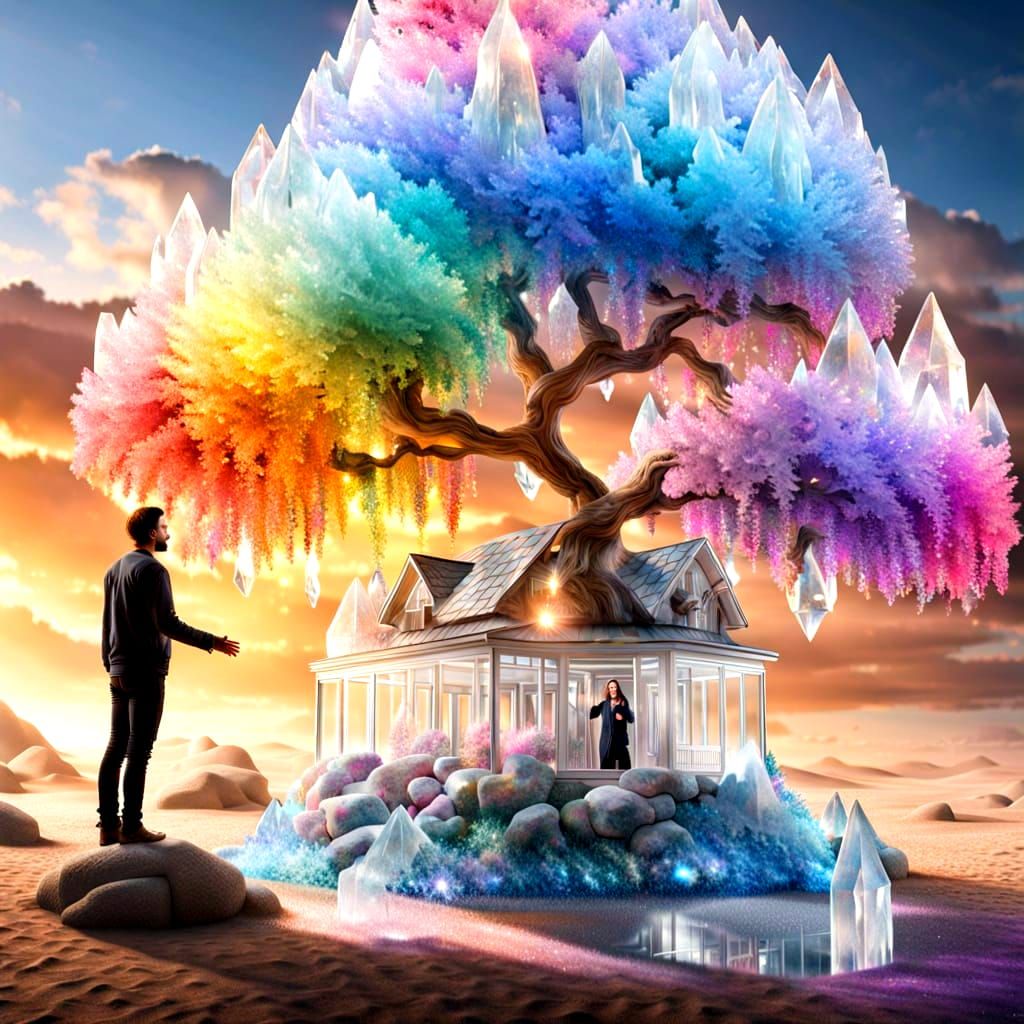 Colourful crystal dreams