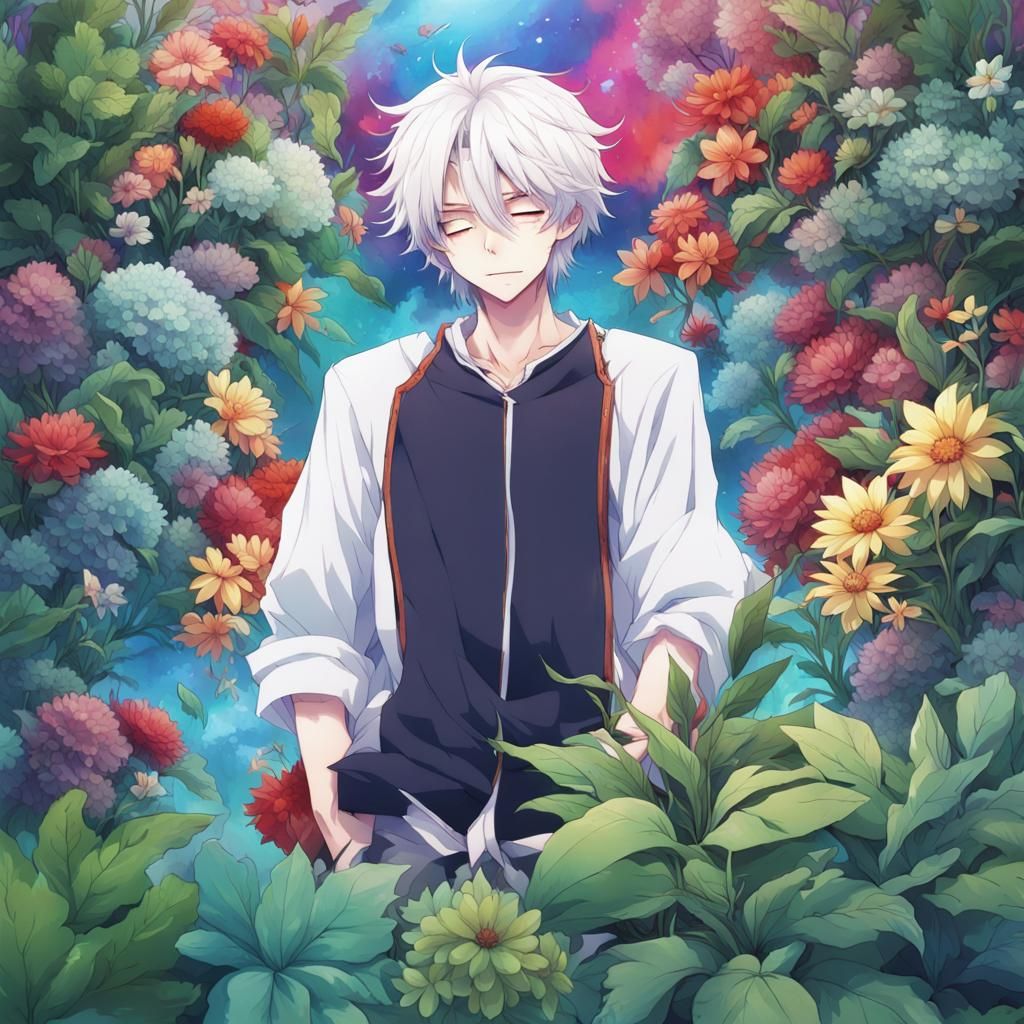 Vessel from Sleep Token in Anime Art Style