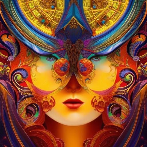 Higgs Boson in Art Nouveau Style