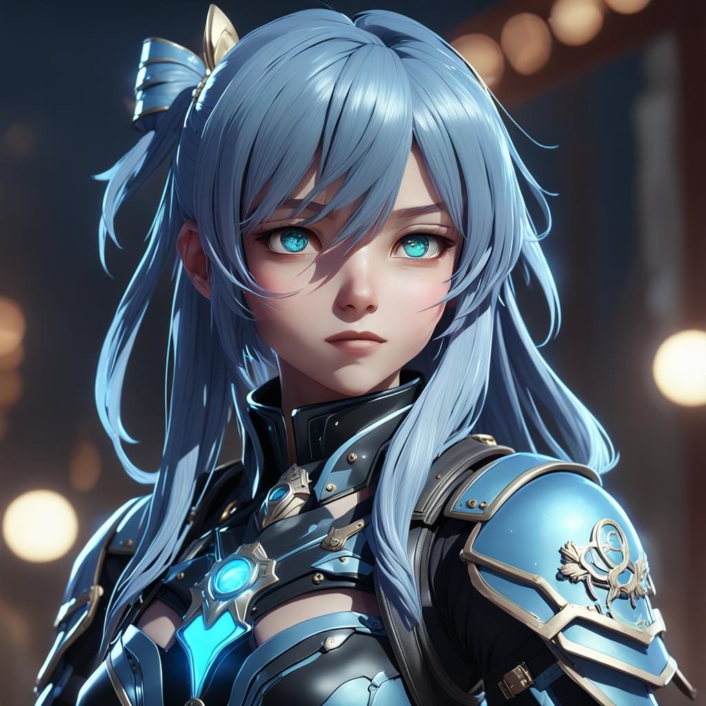 Jolene: 3D Anime Art Inspired by WLOP