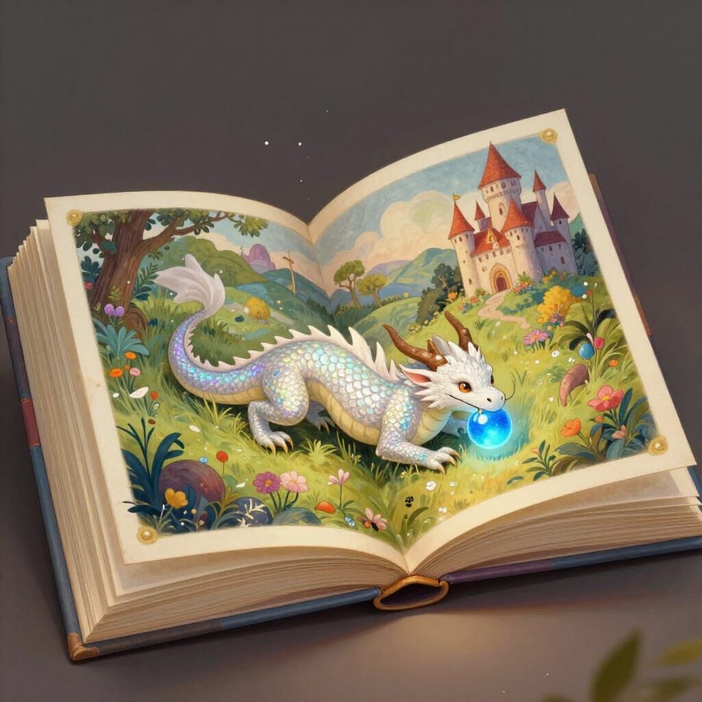 Gussy rests with his ball in his mouth.