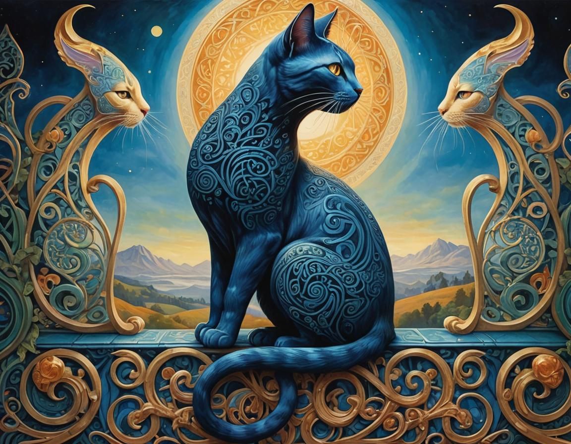 Palu - The Goddess of Cats from Celtic mythology