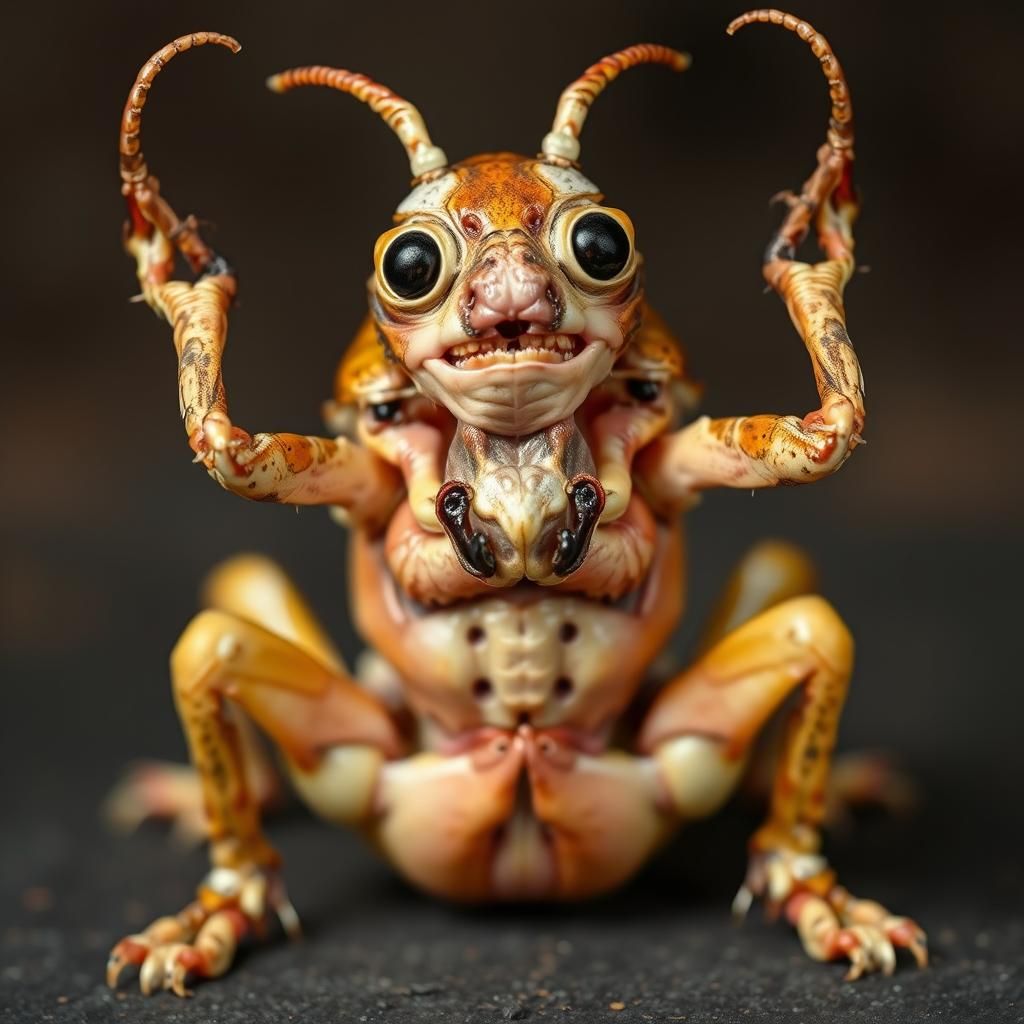 Grotesque Deformed Beast: A Disturbing Abomination