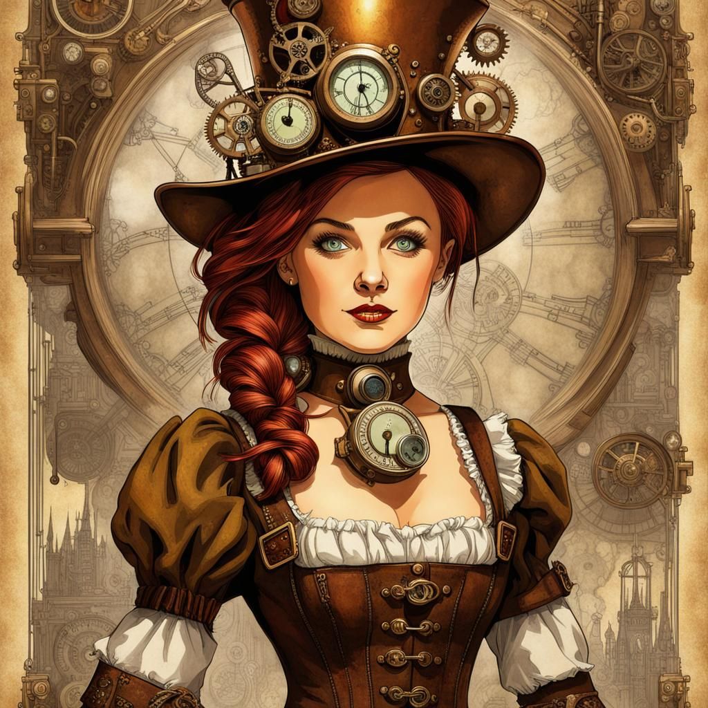 Steampunk Wizard of Oz Poster