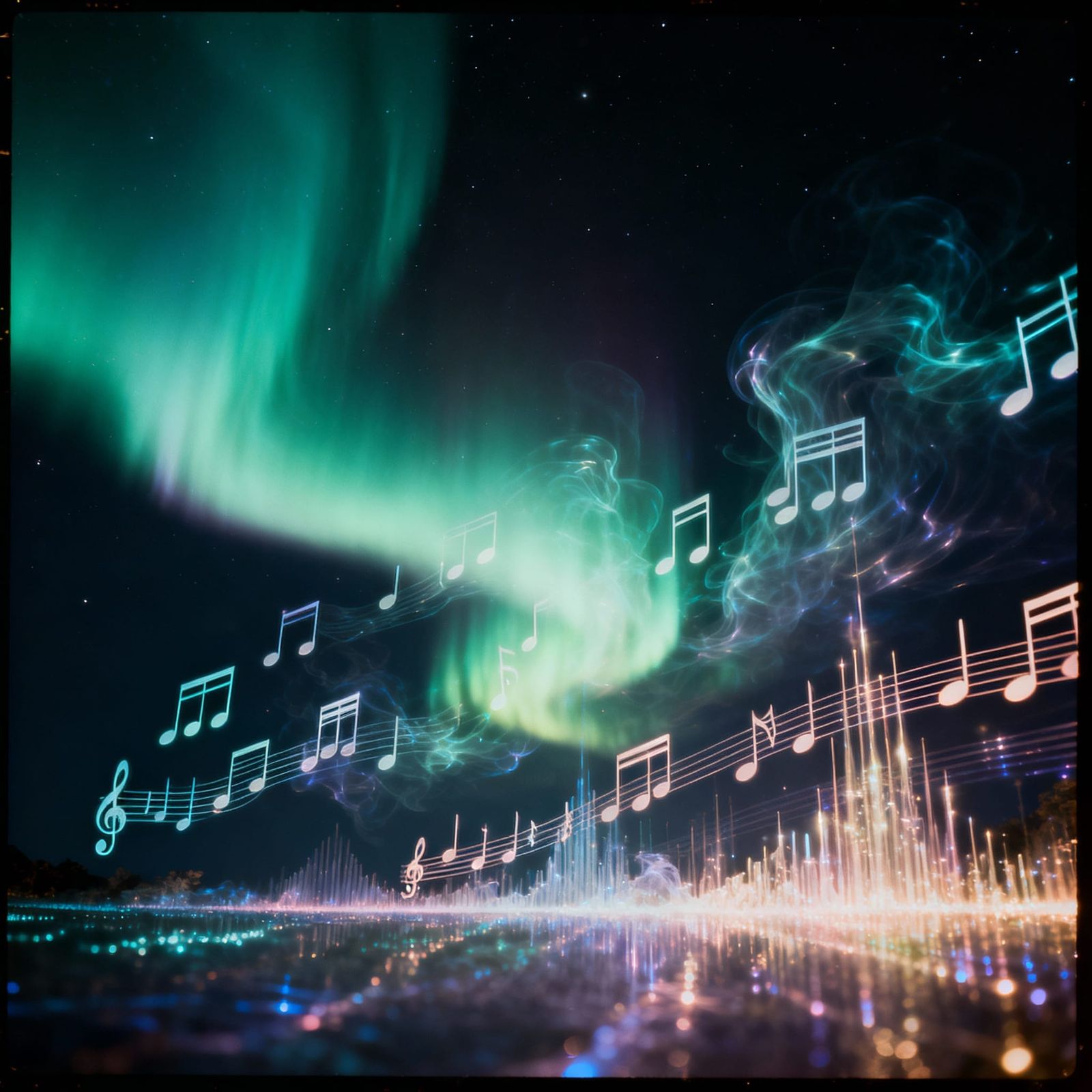 Ghostly Echoes of Sound in a Dark Void