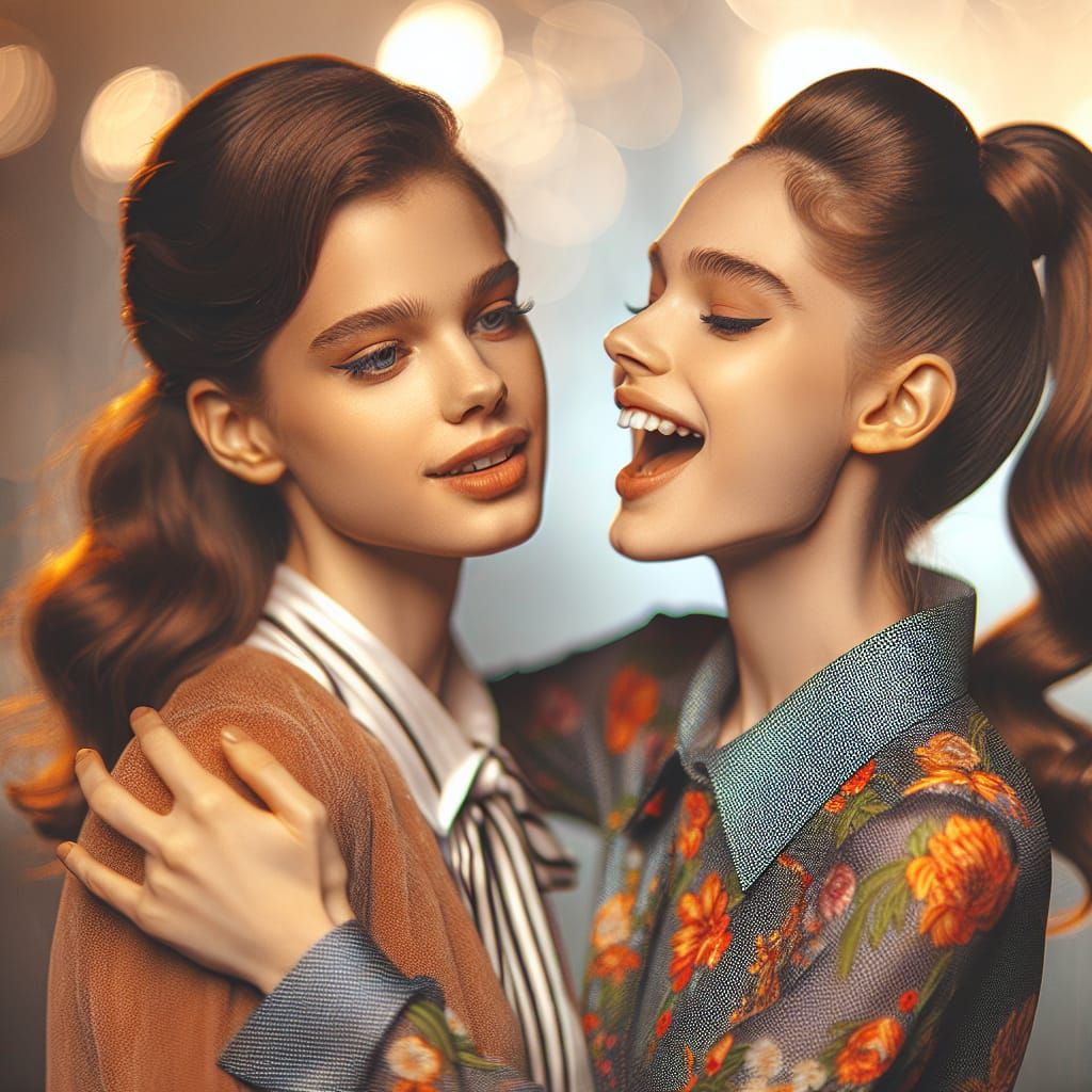 American Actress and Singer Share a Heartfelt Embrace