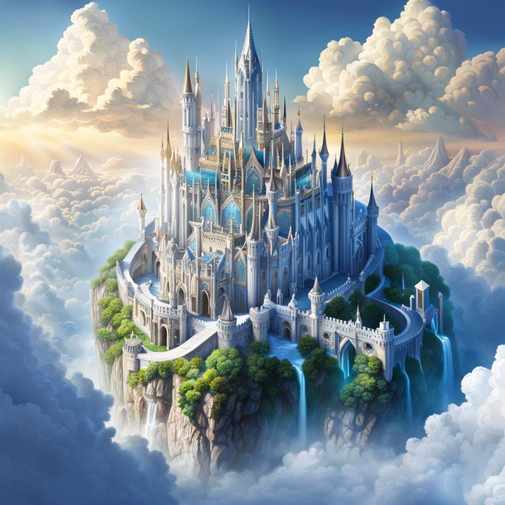 Celestial City in the Clouds: Fantasy Realm
