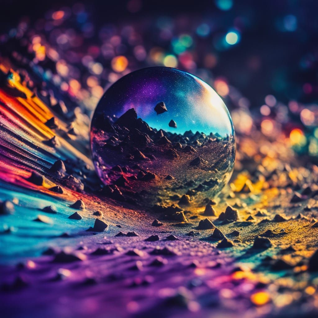 Surreal Dark Side of the Moon Prism