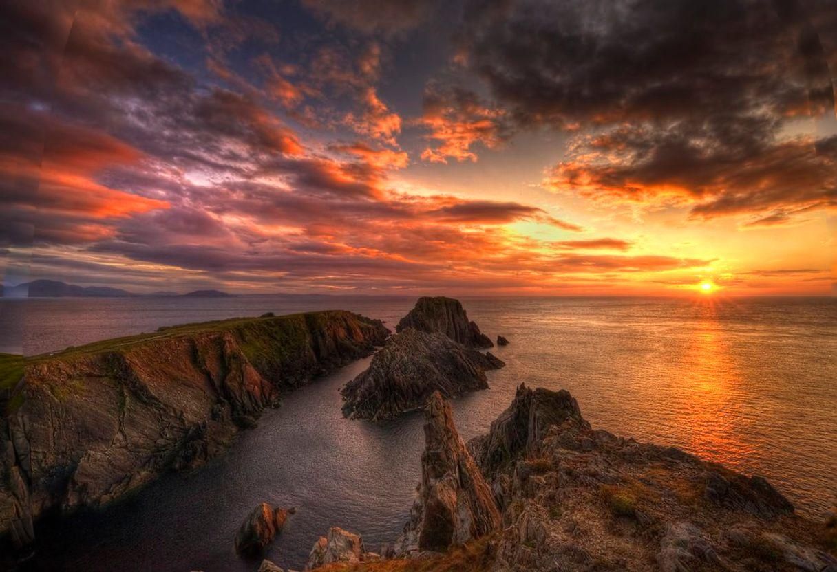 Malin Head, County Donegal, Ireland: Isolated Color