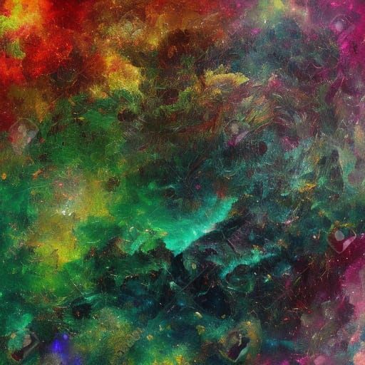 Witch Brewing Potion in Enchanted Cottage