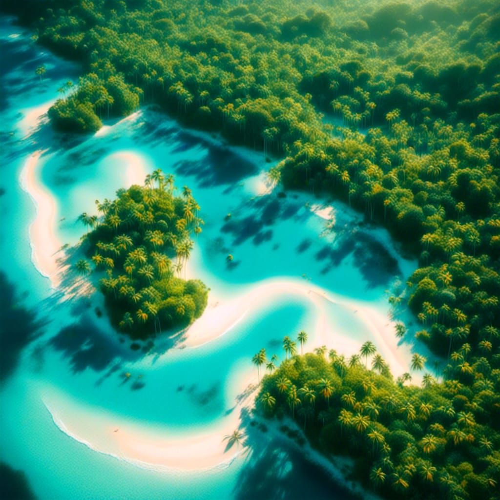 Vibrant Tropical Island Nature Photography