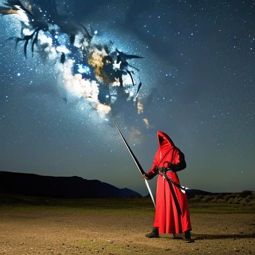 Ninja Assassin at Skinwalker Ranch Under Dragon Sky