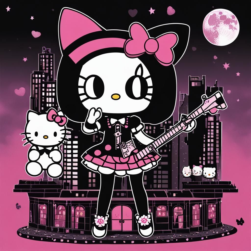 Kuromi Reimagines Rocky Horror Picture Show Scene