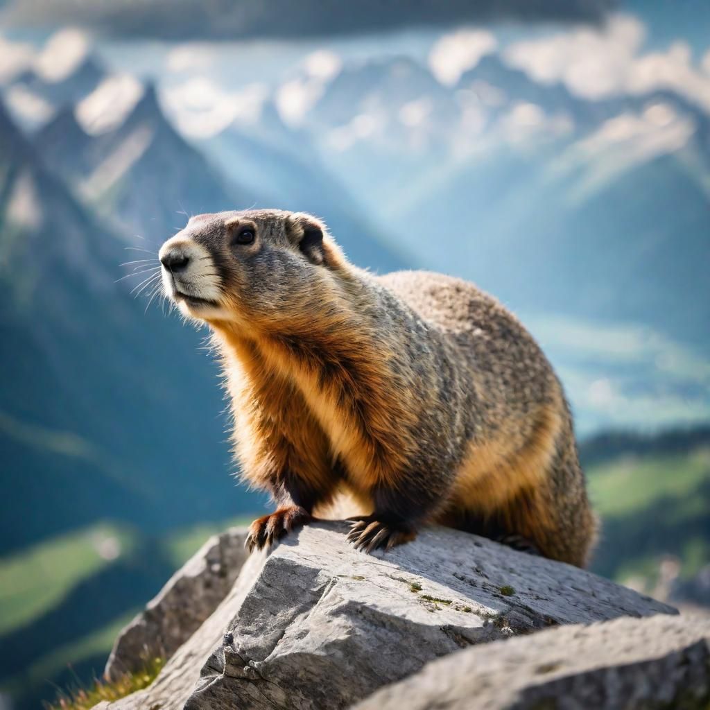 Marmot of the Alps
