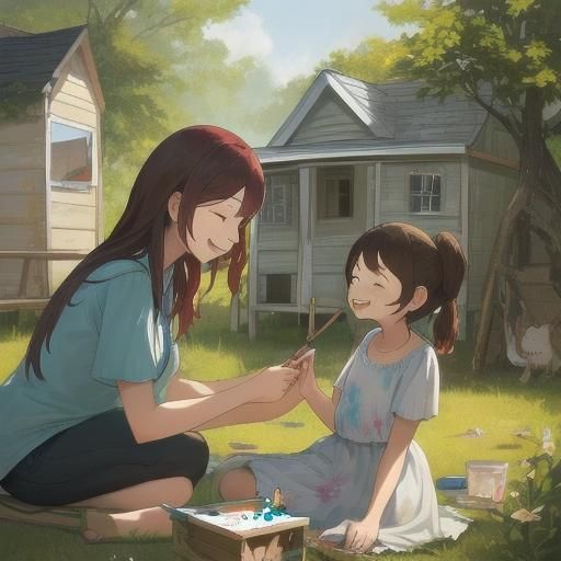 Heartwarming Family Moments Captured in Split Image