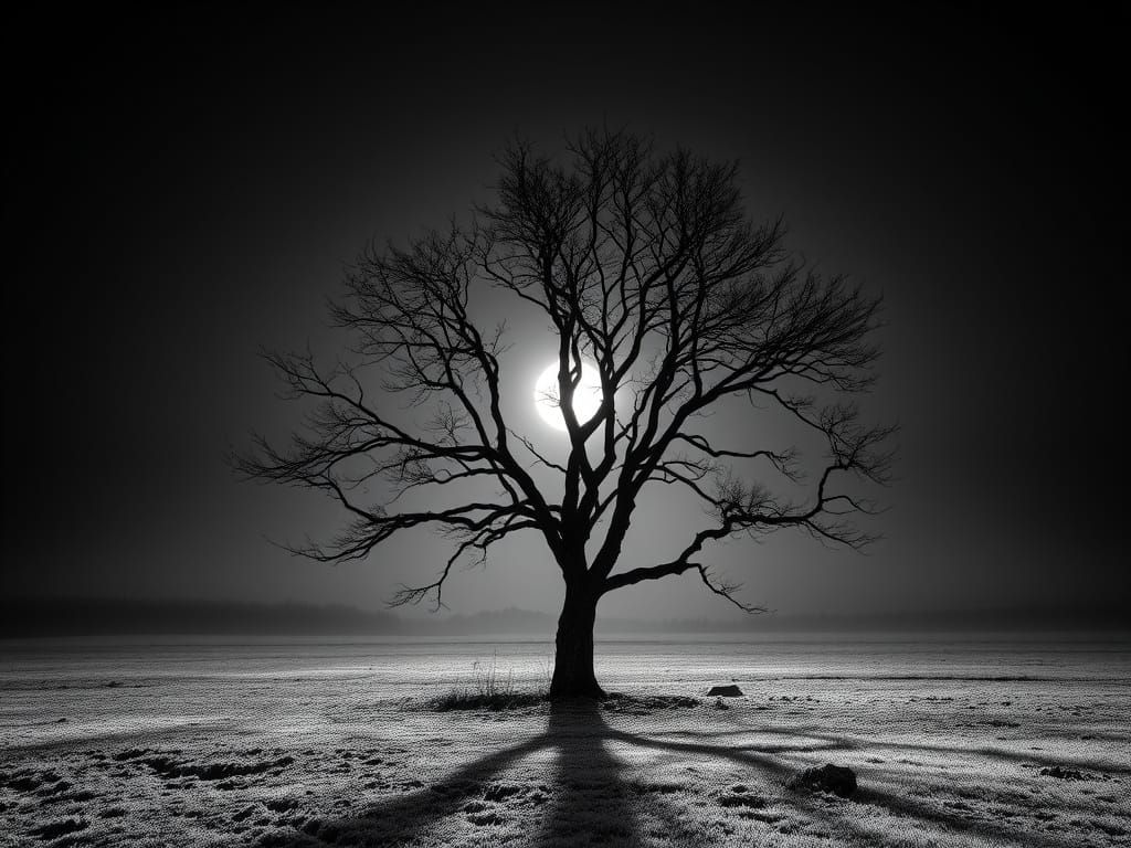 Moonlit Tree