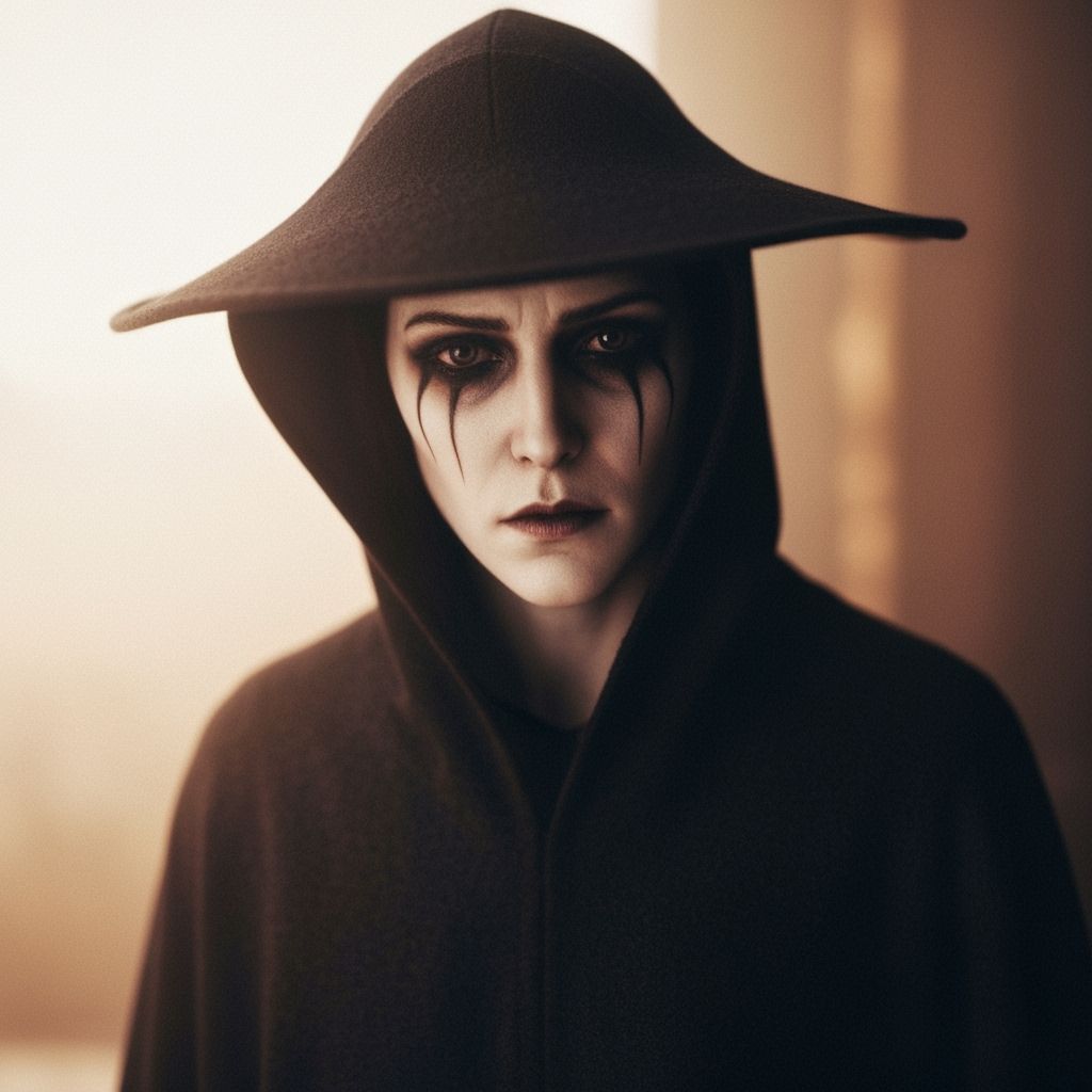 Enigmatic Figure in Dreamlike Fantasy Realm