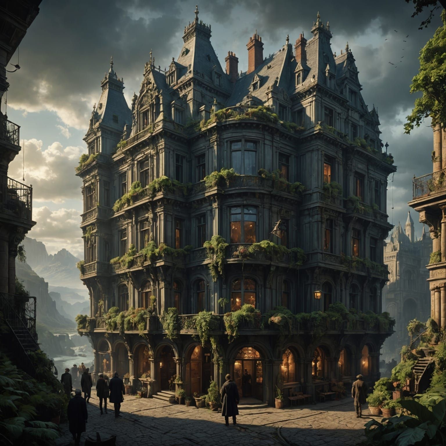 Epic Myth in Detailed Digital Matte Painting