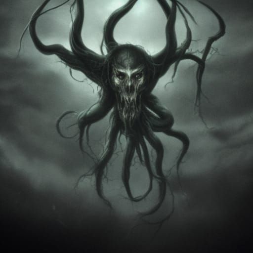 Cthulhu Rising: Ominous Gothic Sea Monster