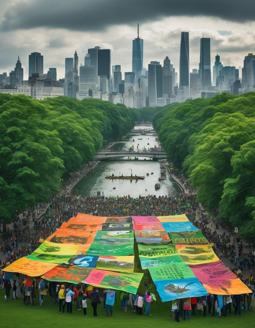 Earth Day Activists Gather in City Park
