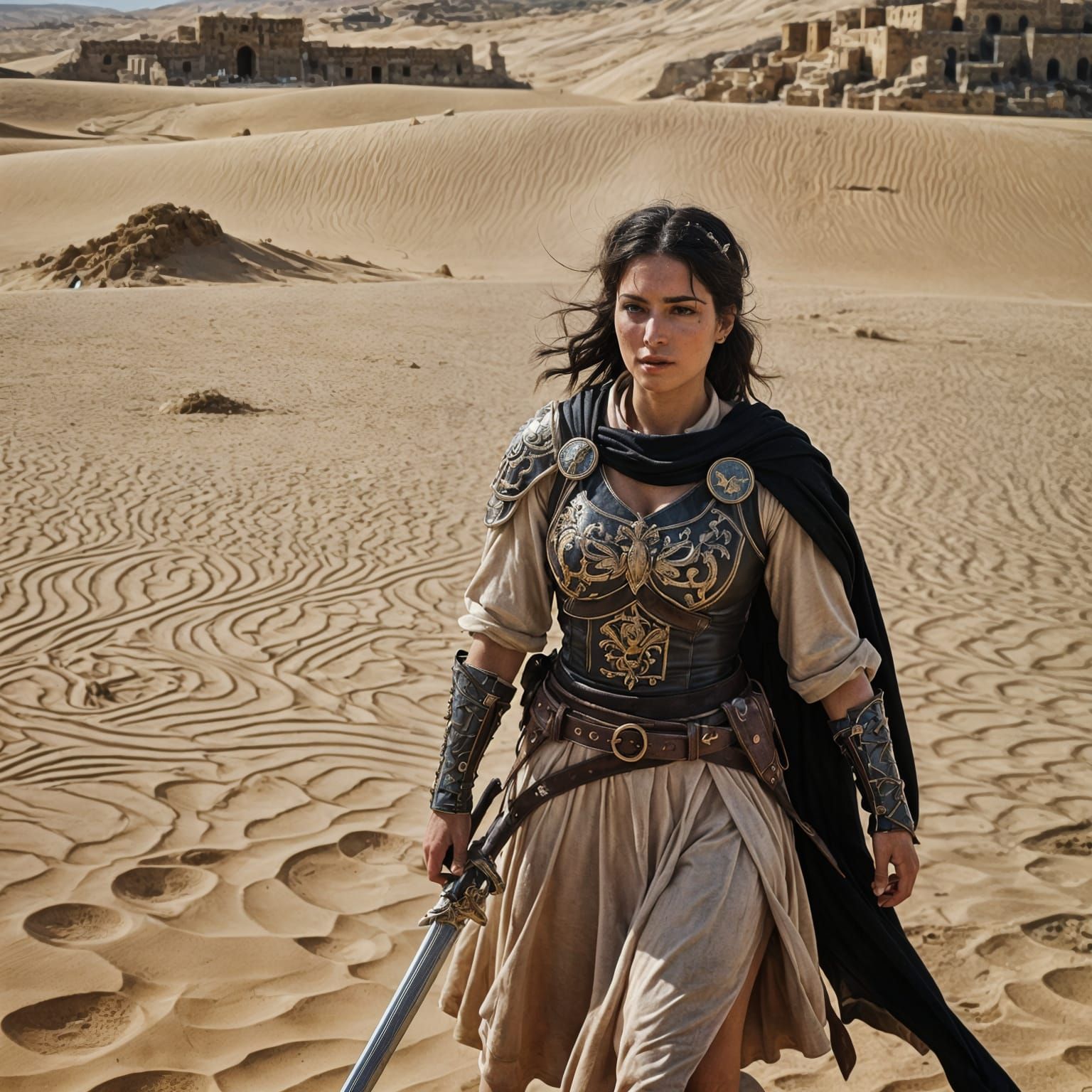 Epic Portrait of a Roman Legionary Woman