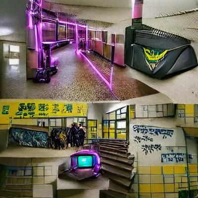 Cyberpunk High School: A Futuristic Vision