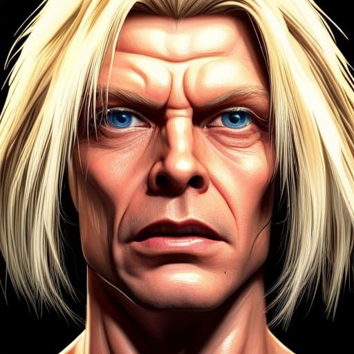 David Bowie as Goblin King: 3D Cinematic Render