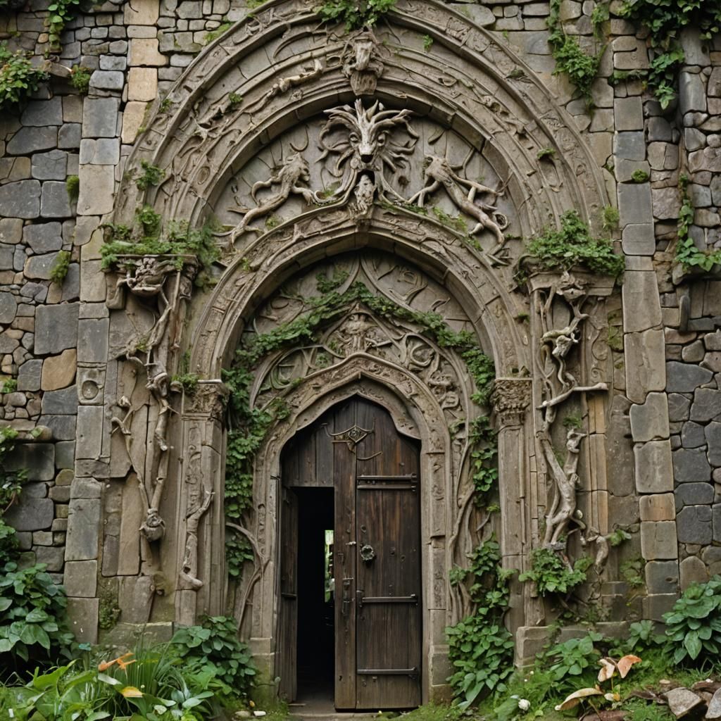 Majestic Portal to a Fantasy Realm