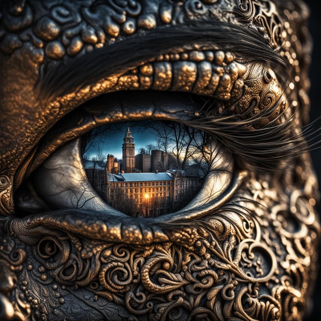 Smiling Woman's Portrait in Hyperrealistic Style