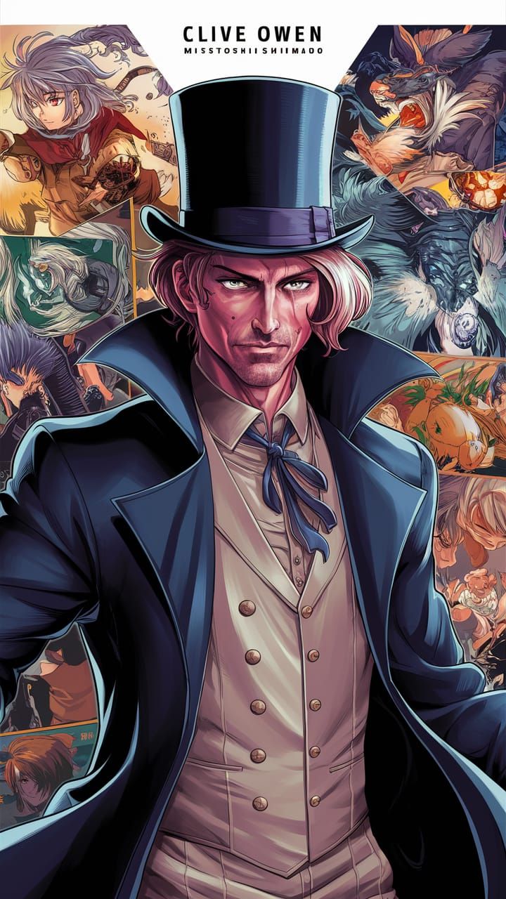 Clive Owen as Neo Acacia in Toriko Illustration