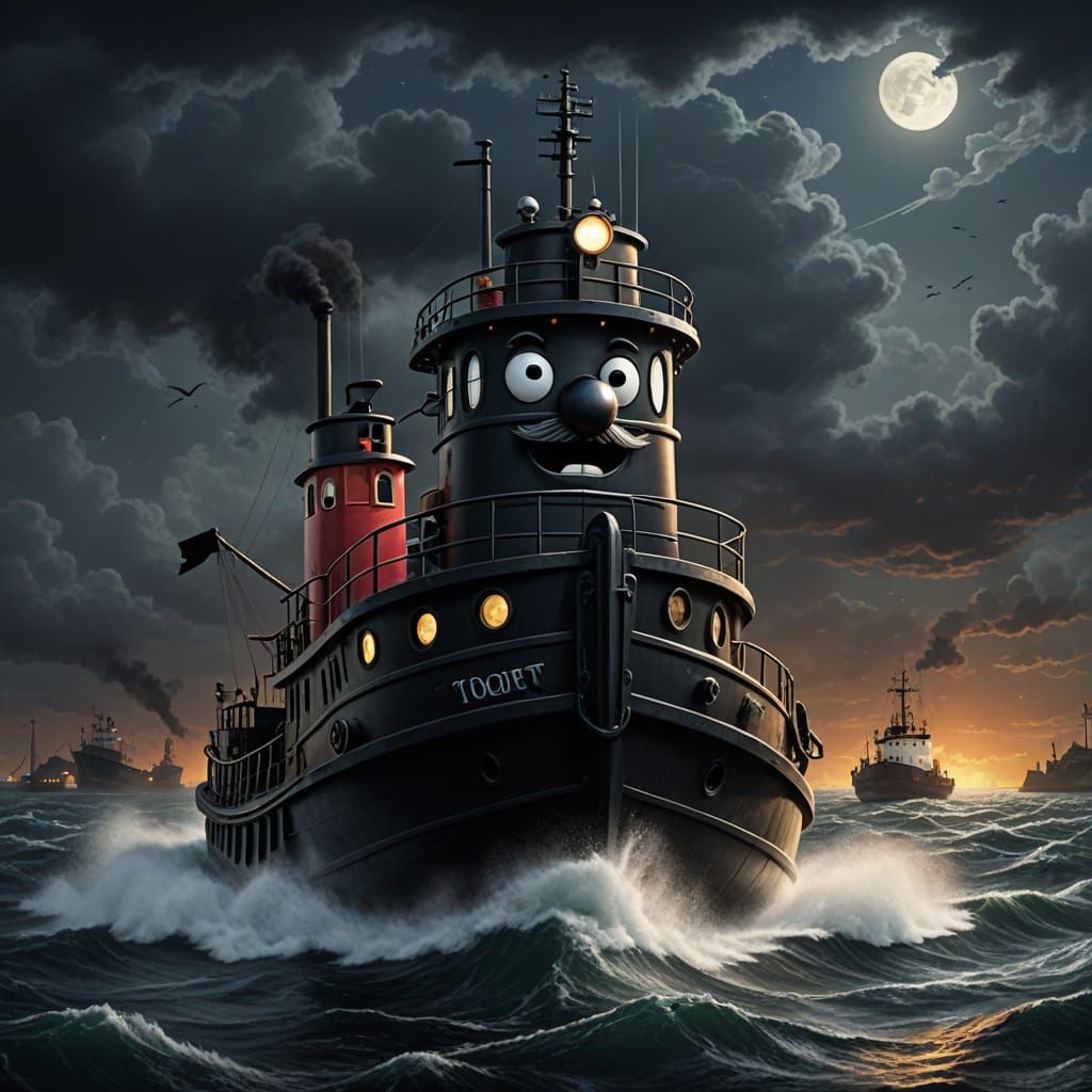 Dark Side of Little Toot the Tugboat
