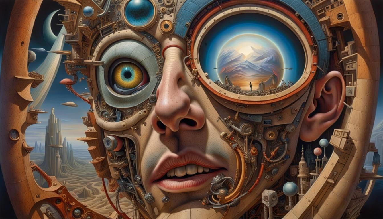 Visionary Surreal Nexus of Realities