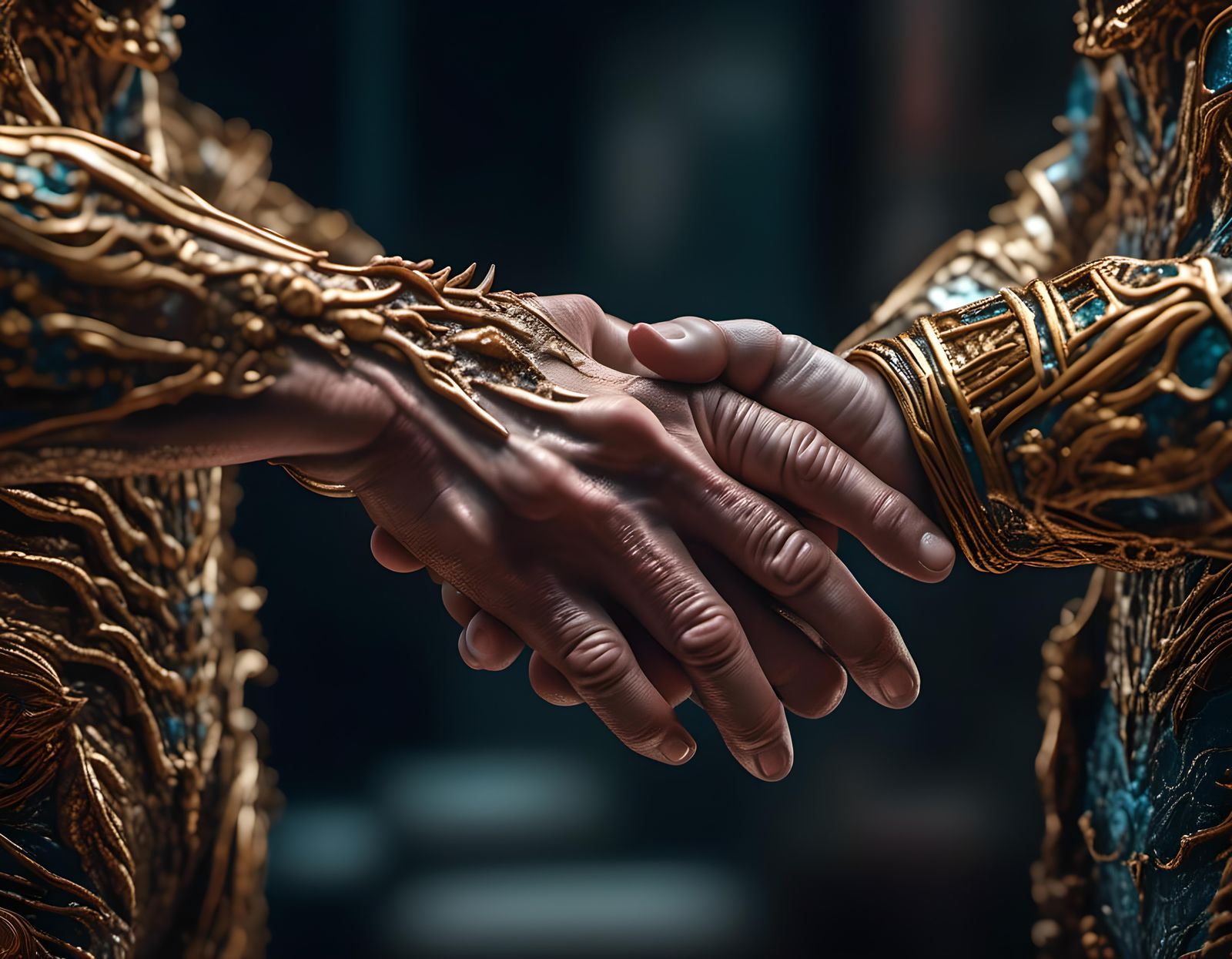 A firm handshake 🤝