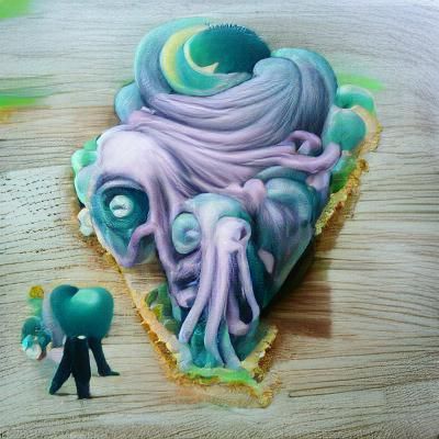 Pastel Lovecraftian Horror Generated by AI