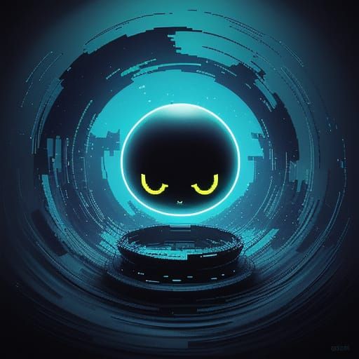 Surreal Tamagotchi Breaks Free in Cyberpunk Style