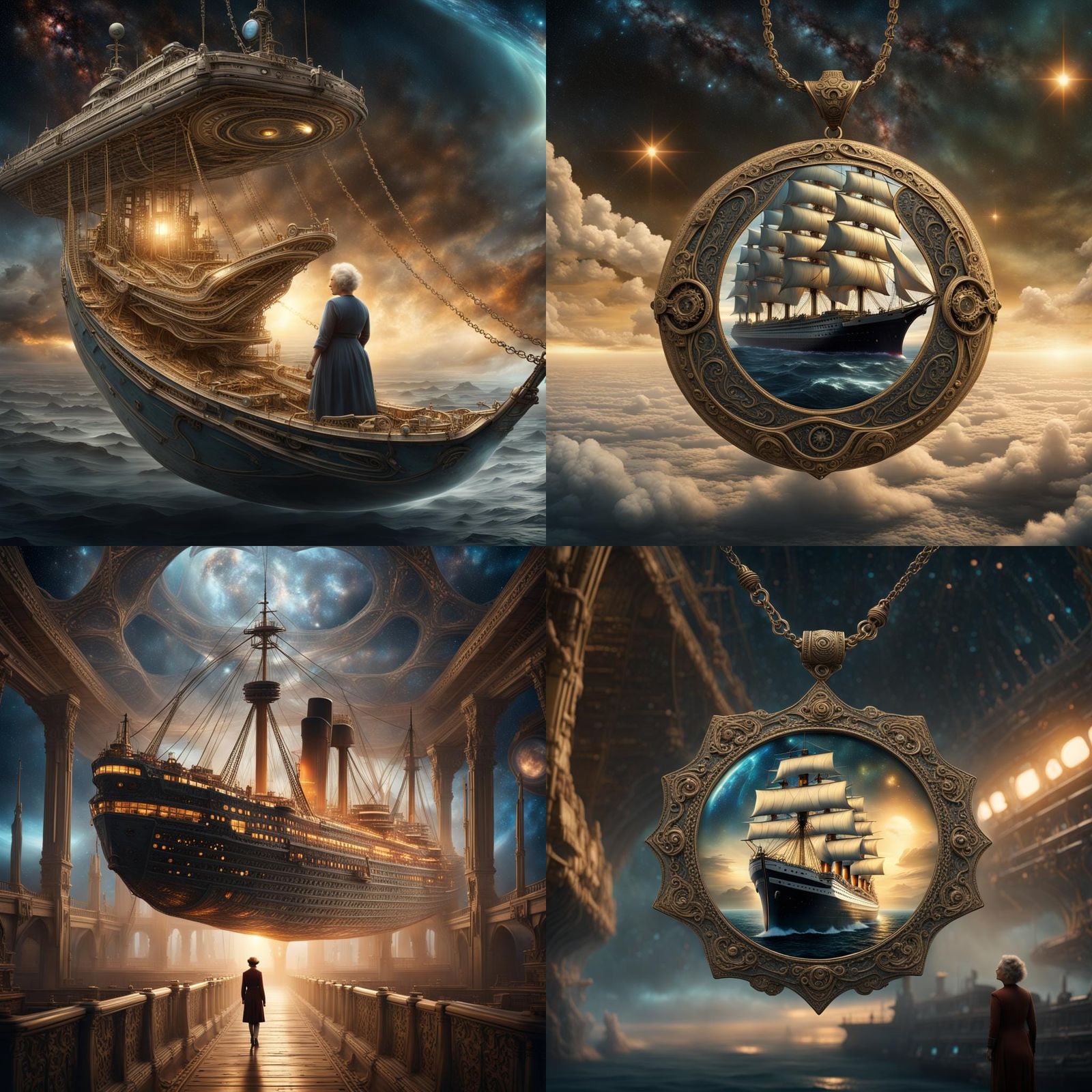 Universe Pendant on Titanic Star Cruiser