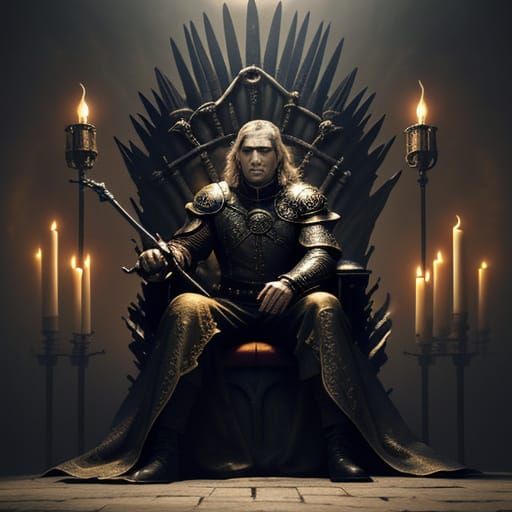 Epic Fantasy Throne Room in High Contrast HDR