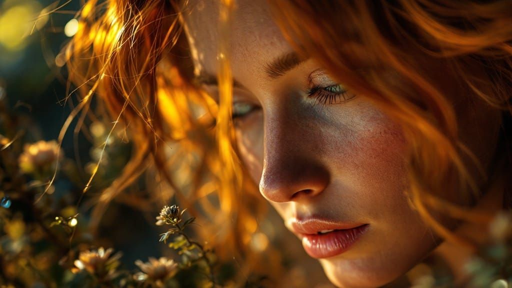 Swedish Woman with Pinocchio Nose: Photorealistic 8K