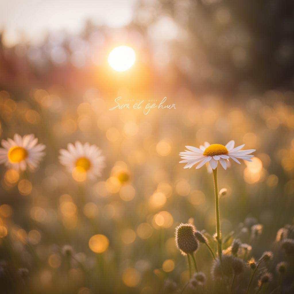 Golden Summer Sun: Professional Photography with Bokeh