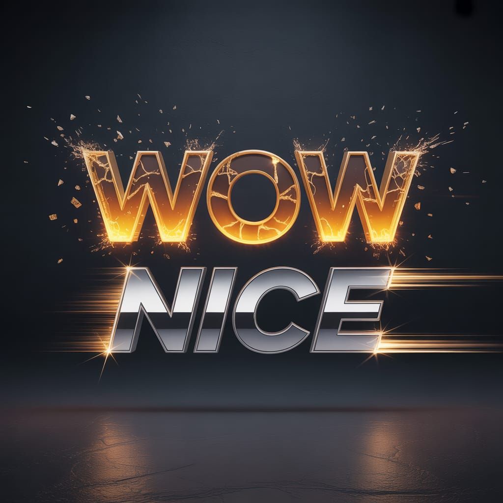 Molten Gold WOW and Silver NICE