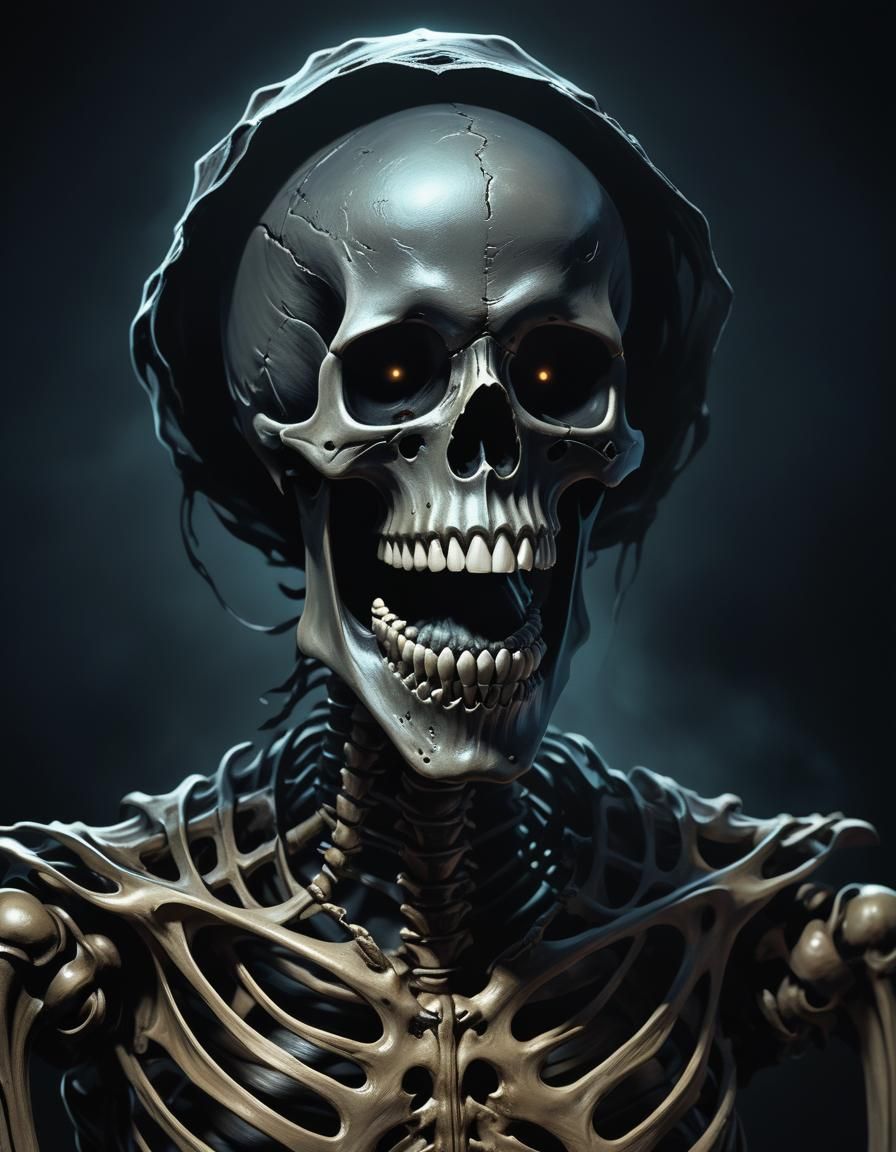 Scared Skeleton