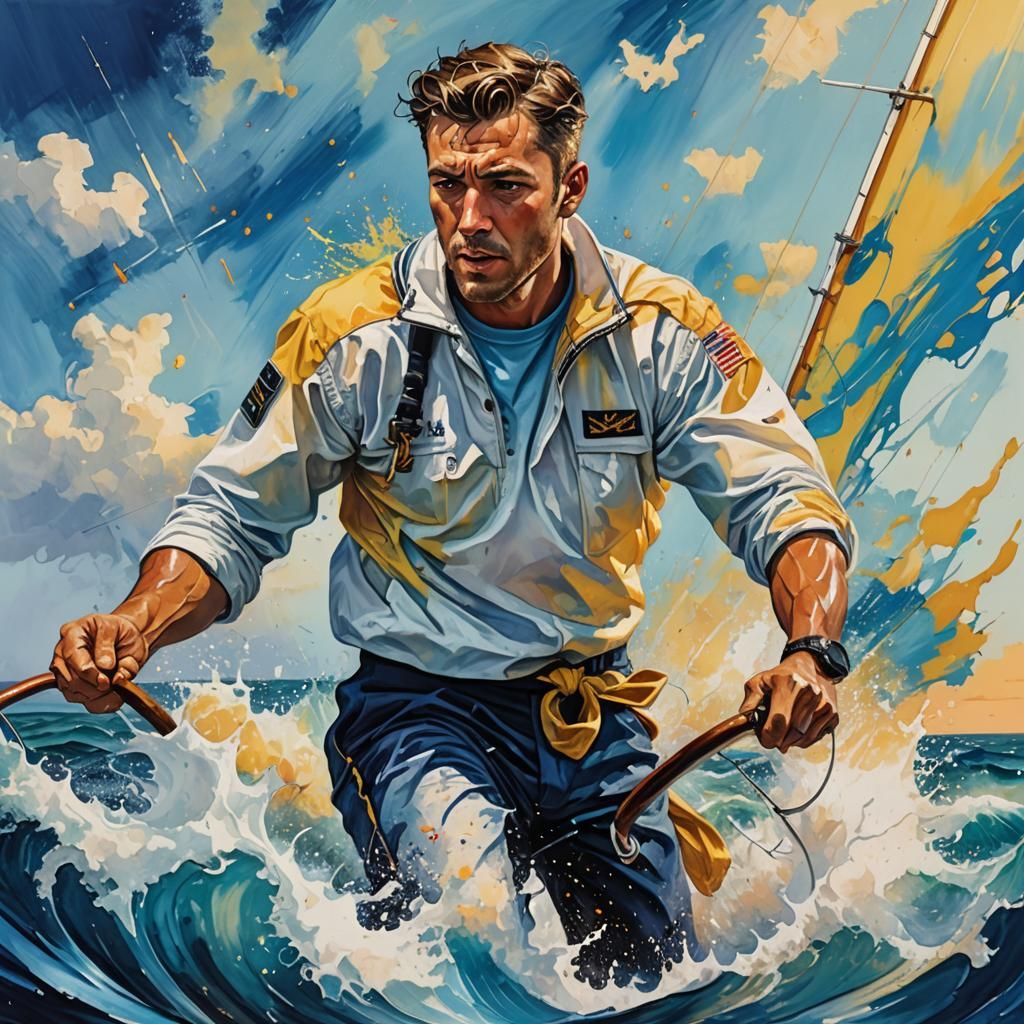 "Sailing, sailor, halt your wandering," captures a hyperreal...